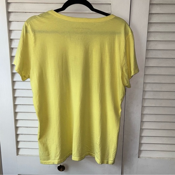 Life is Good Women's Crusher-Lite Tee Lighthouse Yellow size Large Beachy - Picture 5 of 5